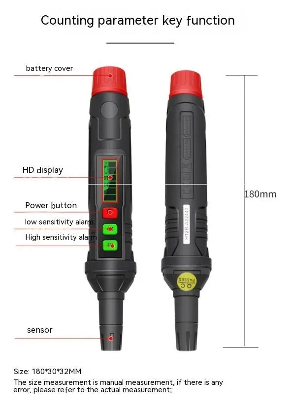 Portable gas leak detector, Huabo HT59 HT60 HT61 handheld combustible gas sniffer in youngness colour