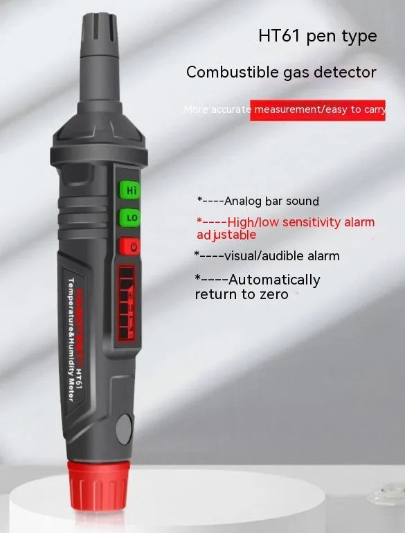 Portable gas leak detector, Huabo HT59 HT60 HT61 handheld combustible gas sniffer in youngness colour