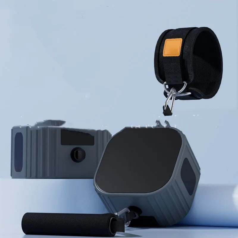 Multifunctional fitness equipment combining chest expander and rowing functions with adjustable resistance