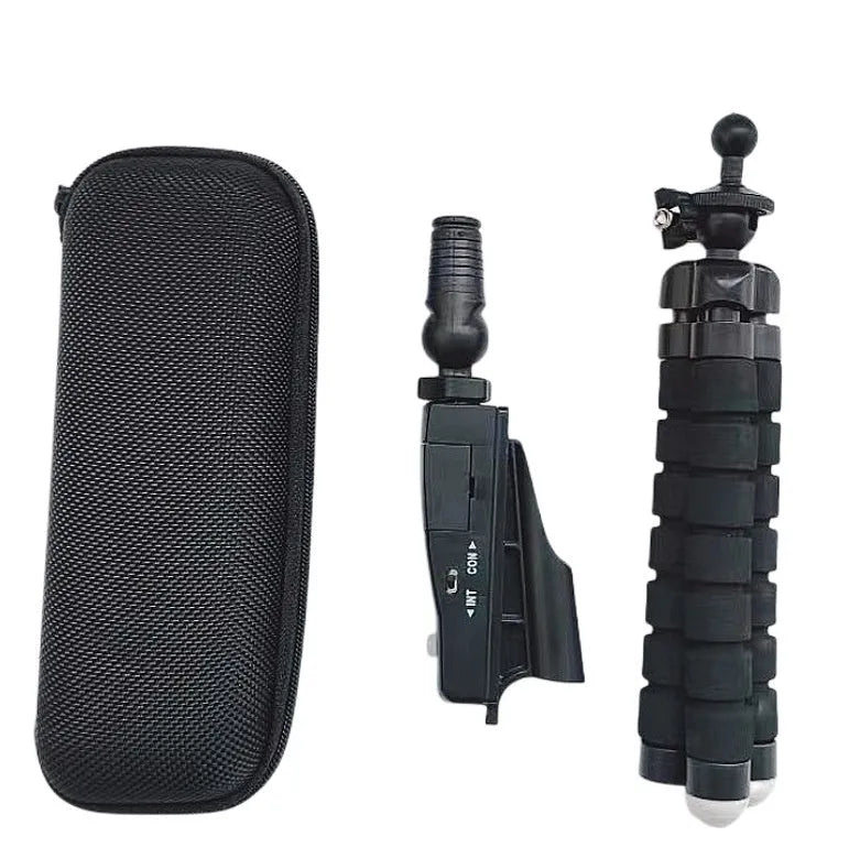 Golf putter laser aiming instrument with optional zipper case and tripod stand