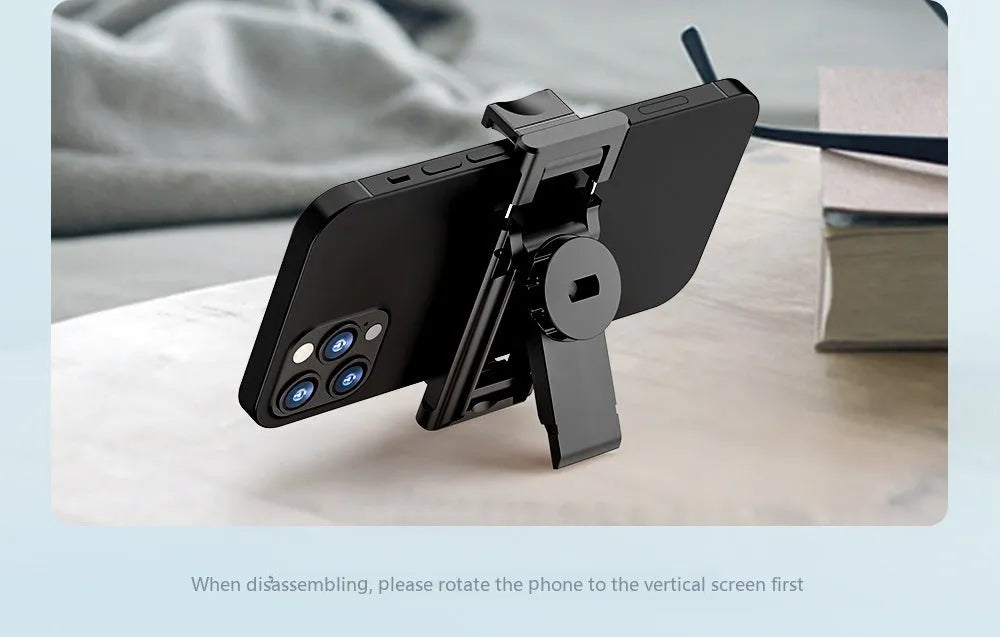 Detachable desktop stand Bluetooth selfie stick extended to 1060mm with phone and remote control
