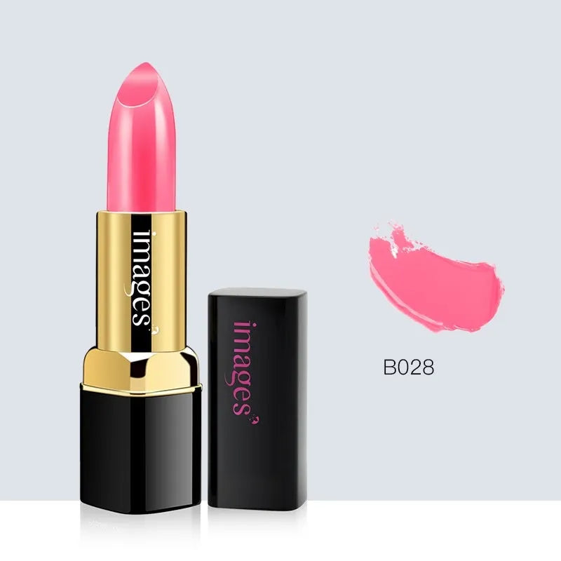 Moisturising lipstick lip gloss bullet in 10 colours including coral red and barbie pink, 3.8g