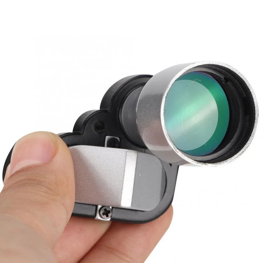 Low light night vision outdoor monocular telescope 8x20 with optical green film in green finish