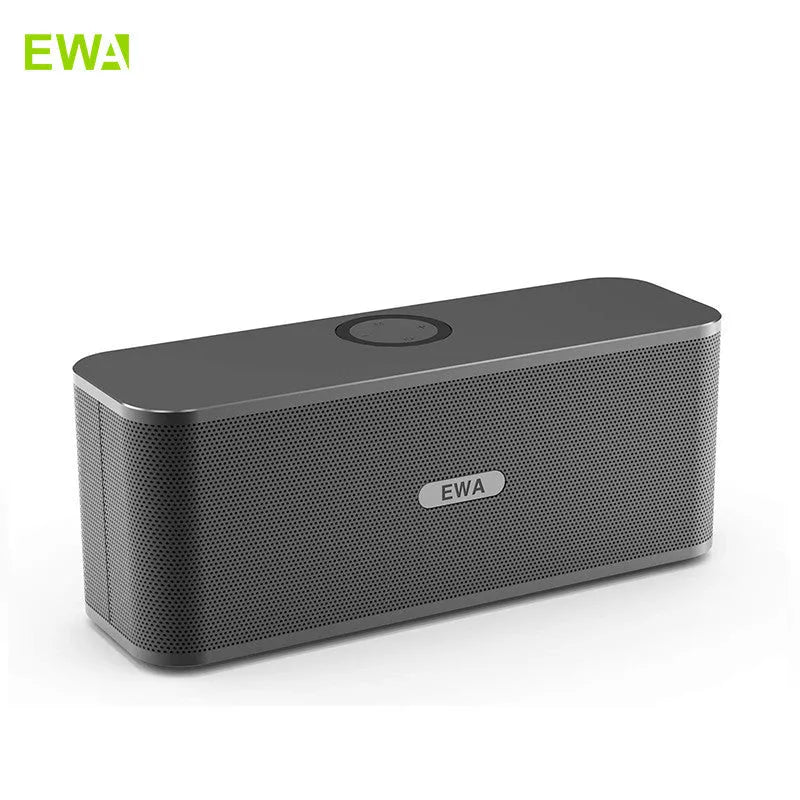 Gold Ewa Sound for Love W1 Bluetooth speaker with metal connection points and double speaker grille