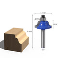 Blue cemented carbide door pattern milling cutter with 27mm cutting diameter and 6.35mm stem