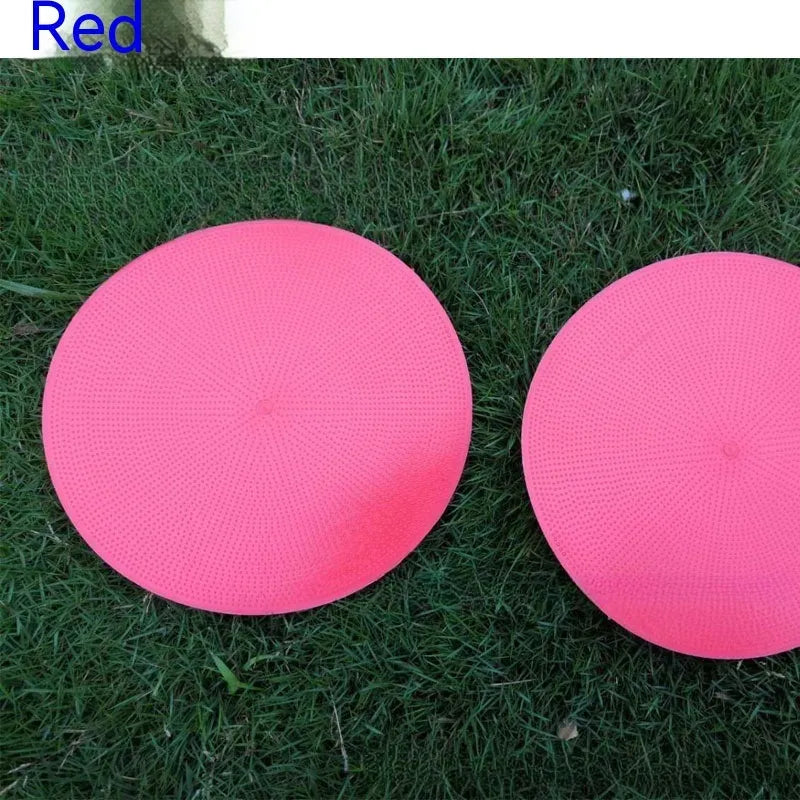 23cm diameter multi-colour football landmark pad flat disc for field sports training
