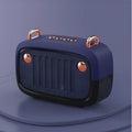 Portable Bluetooth subwoofer speaker in multiple colours with compact 138mm width design