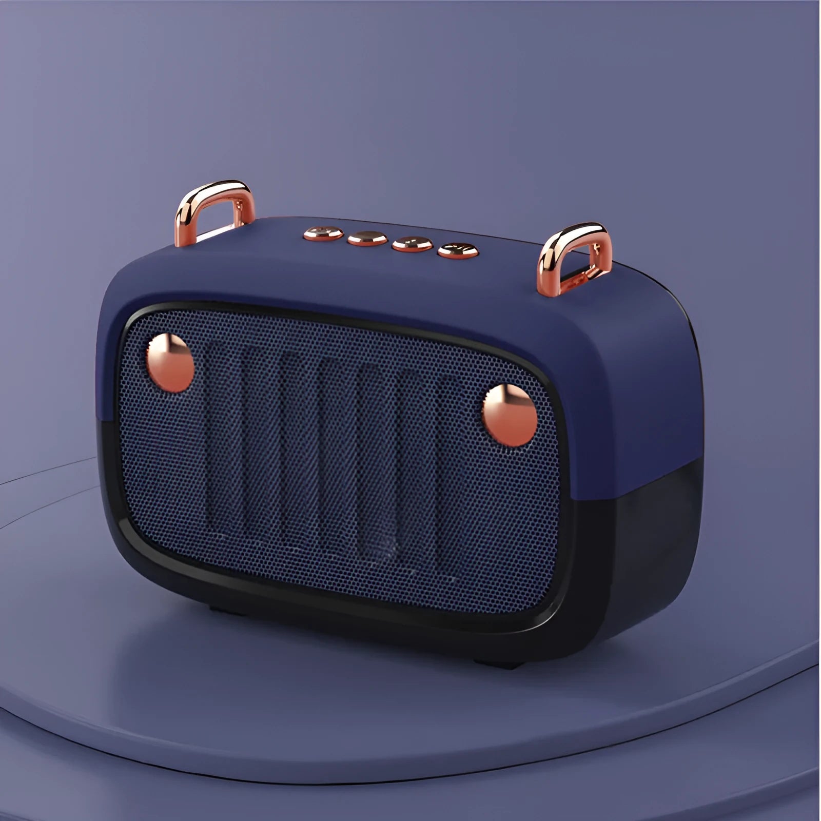 Portable Bluetooth subwoofer speaker in multiple colours with compact 138mm width design