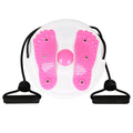 Large drawstring magnetic therapy fitness device in green for health massage and body fitness