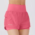 Women's cotton blend sports shorts in loose fit with quick-drying function
