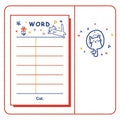 Eight design countdown notes notepad collection measuring 65x100mm with fifty pages