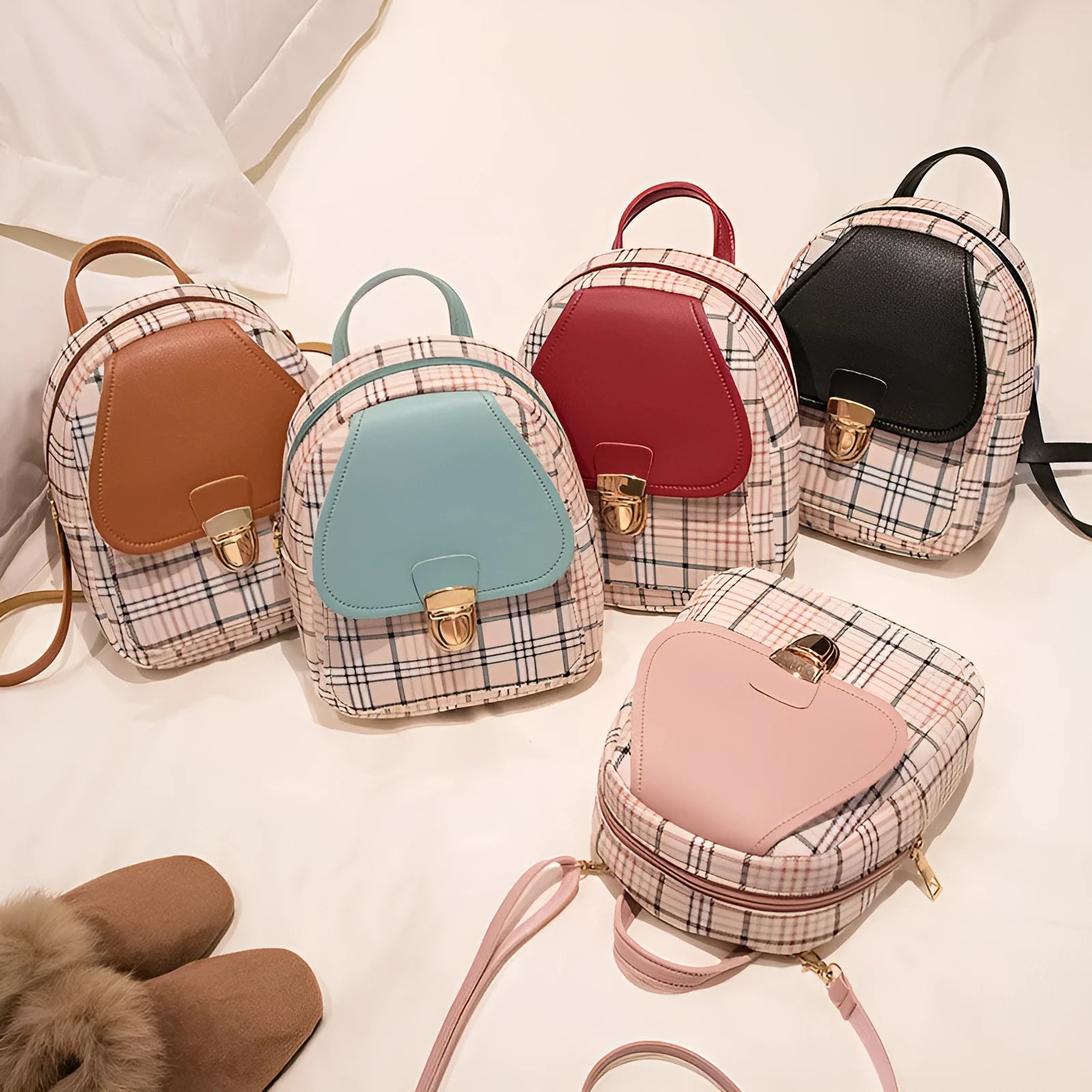 PU leather one shoulder diagonal phone bag in multiple colours with adjustable strap