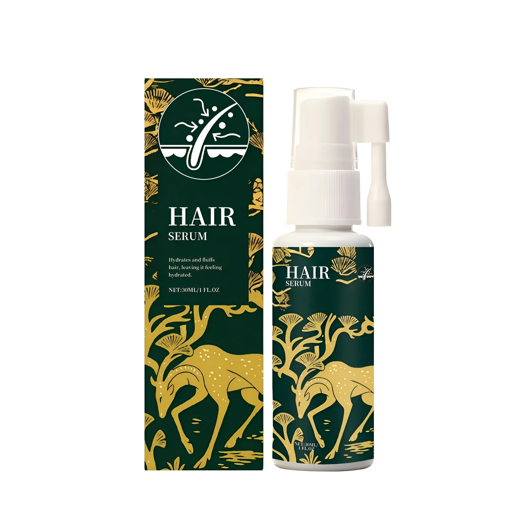 30ml hair care spray with ginger root and rosemary oils leave-in conditioner