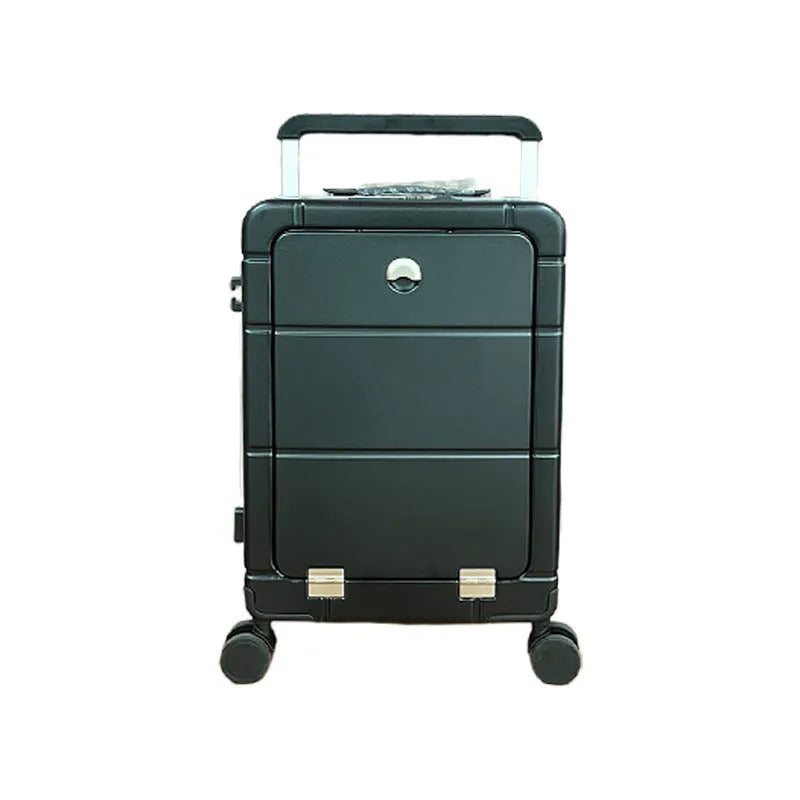20-inch front opening dry wet separation suitcase in multiple colours with universal wheels