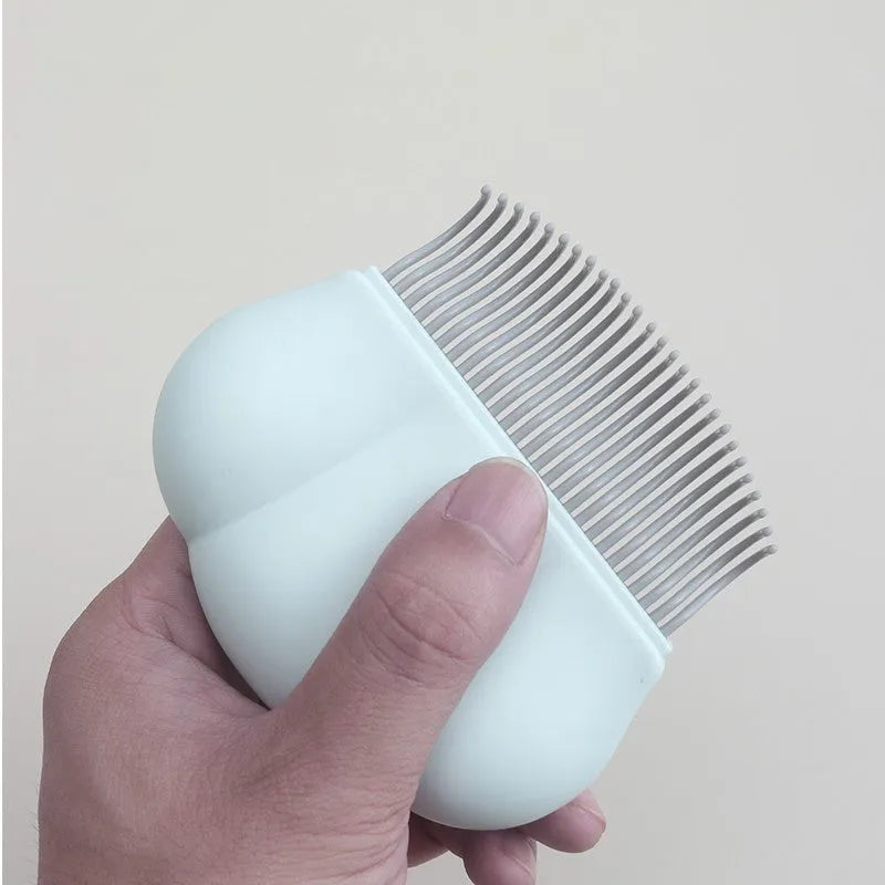 Blue Paw Soft deshedding brush and matted fur removal tool for cats and dogs on a white background