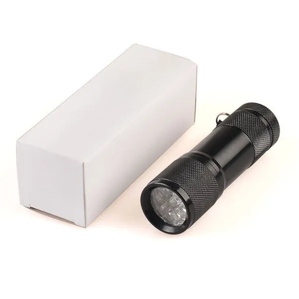 Black aluminium alloy Smart Vein Locator handheld medical device with red LED light