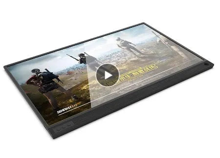 Ultrathin 15.6-inch IPS 1080p monitor with narrow border and HDMI interface in black finish