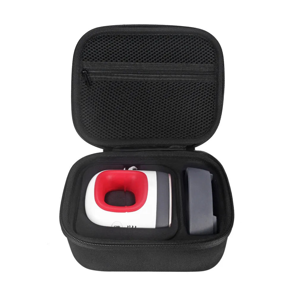 Cricut Easy Press Mini storage bag hard EVA portable handbag black colour with double zippers and carrying handle