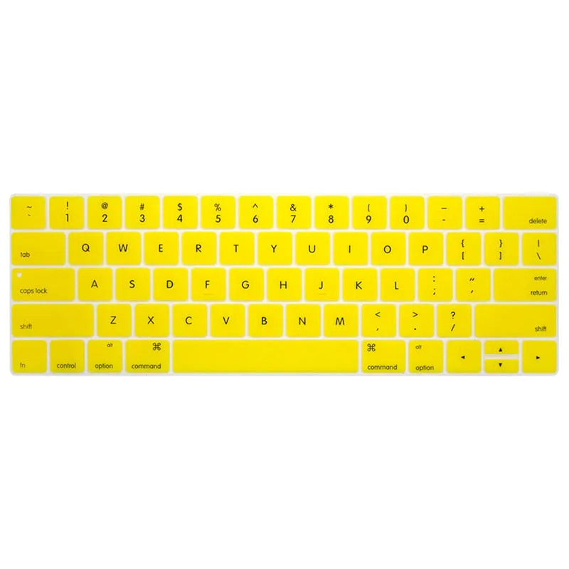 Silicone keyboard protective film for 11in 16in A1466 A1534 A1932 laptops in eleven colours