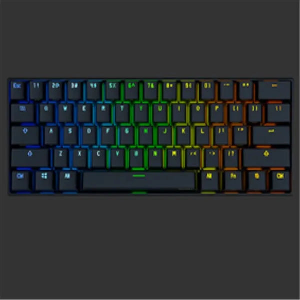 Bluetooth mechanical keyboard with black or white colour option and mechanical switches