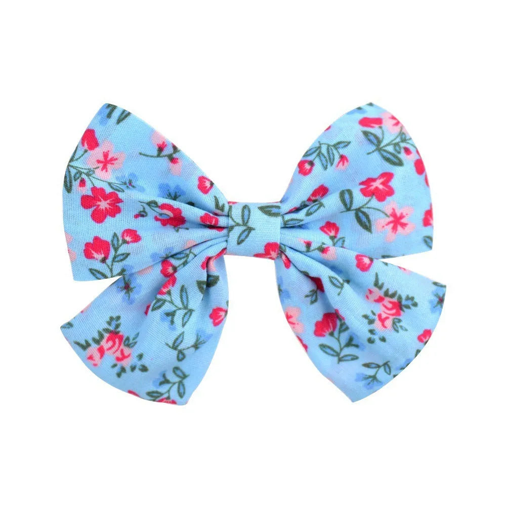 Handmade duckbill hair clip bowknot design children European American style individually packed