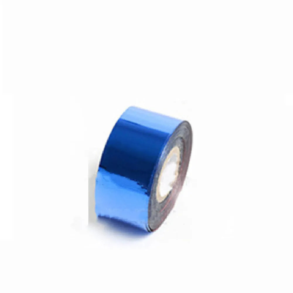 Rolls of electrochemical aluminium hot stamping foil in various colours like gold and silver with 3cm and 5cm widths.