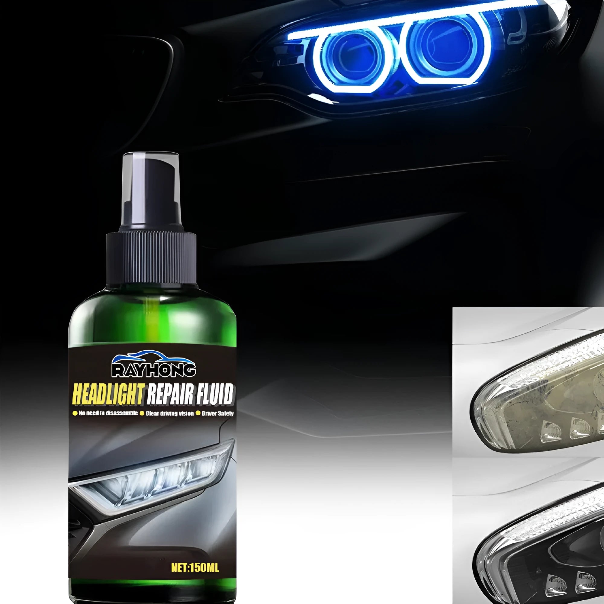 150ml bottle of car lamp repairing liquid for headlight restoration and brightening