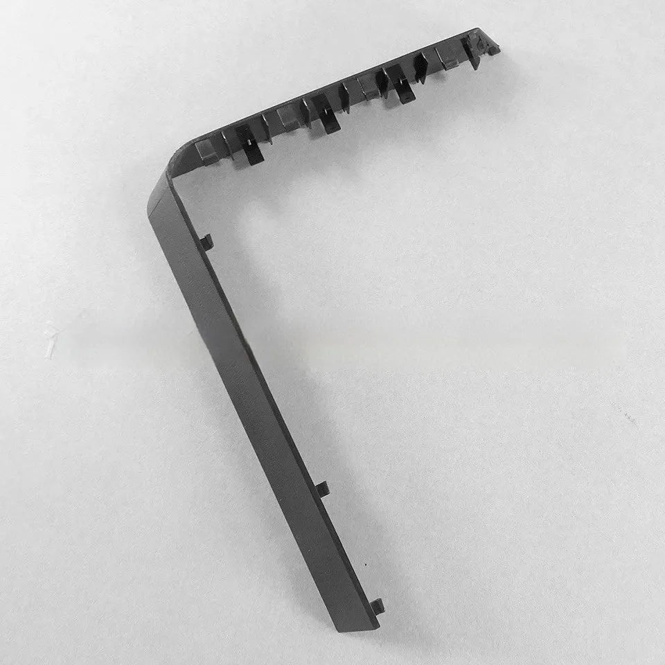 Black and white plastic hard disk baffle cover for PC drive bays