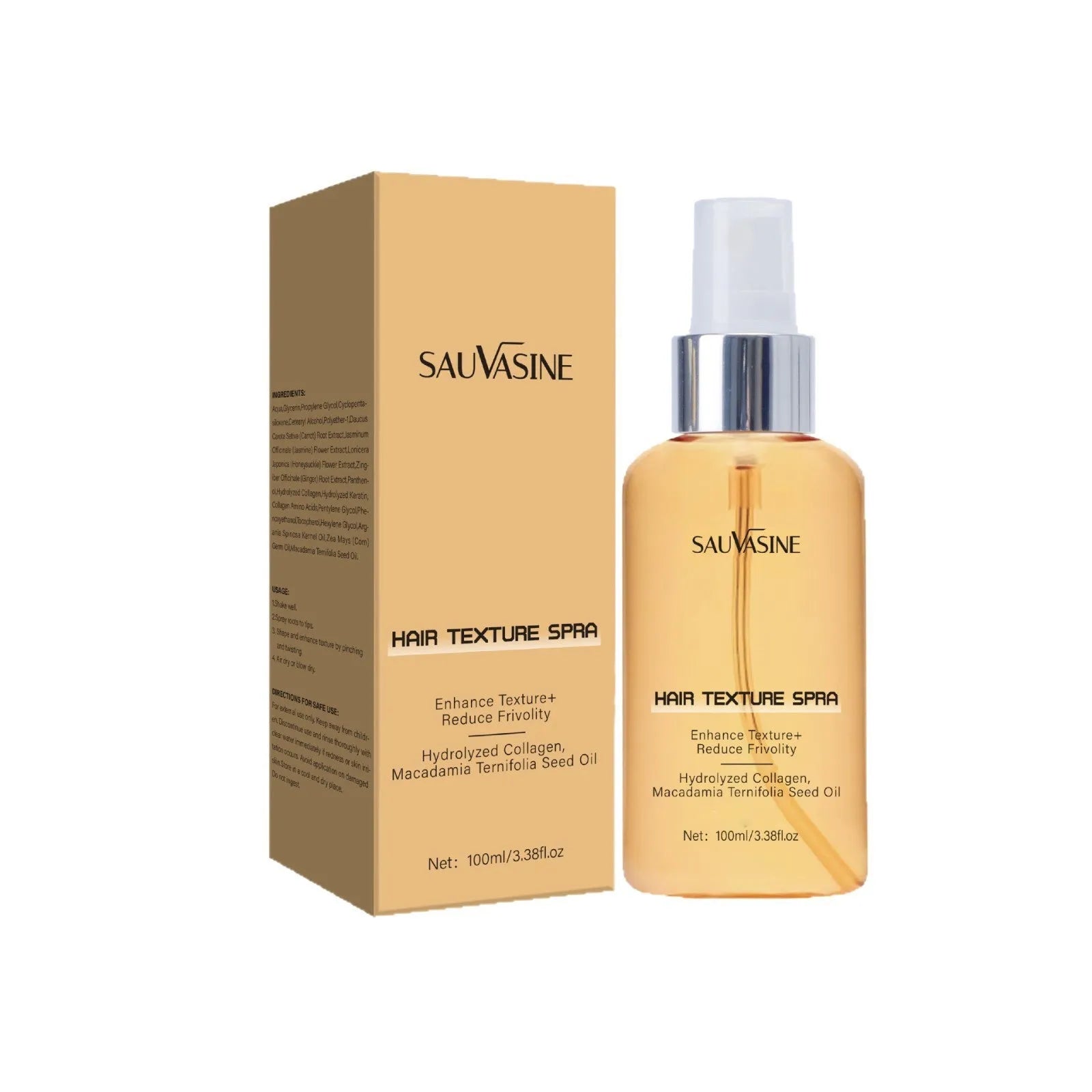 SWX-248 classified 100ml scalp care spray bottle for frizz reduction and moisturising