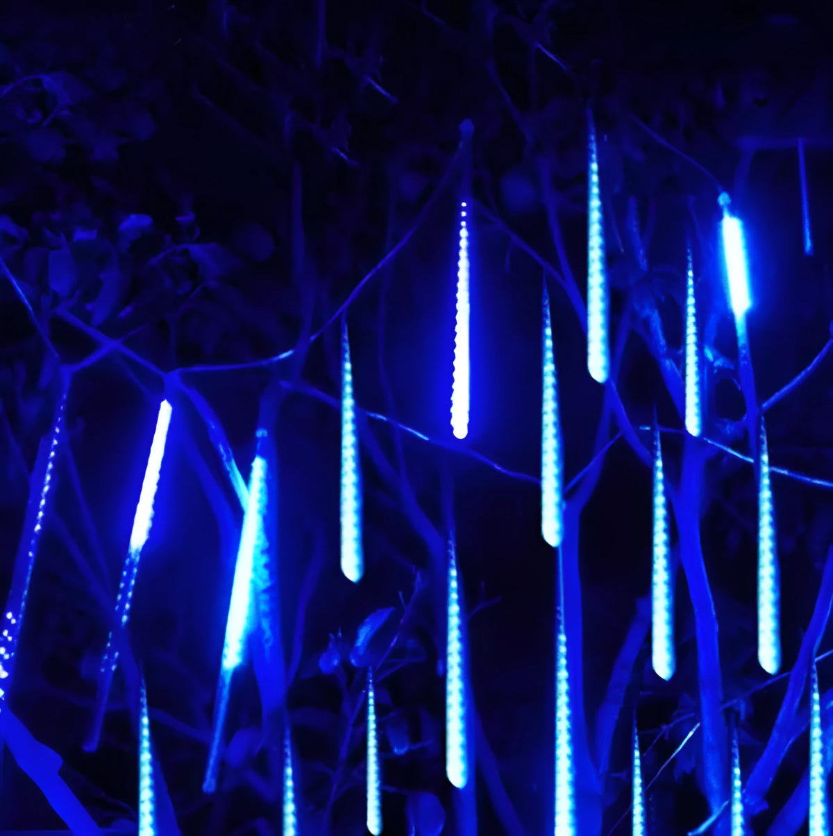 LED meteor shower light 30-100 cm IP65 waterproof with EU power supply and multi-colour options
