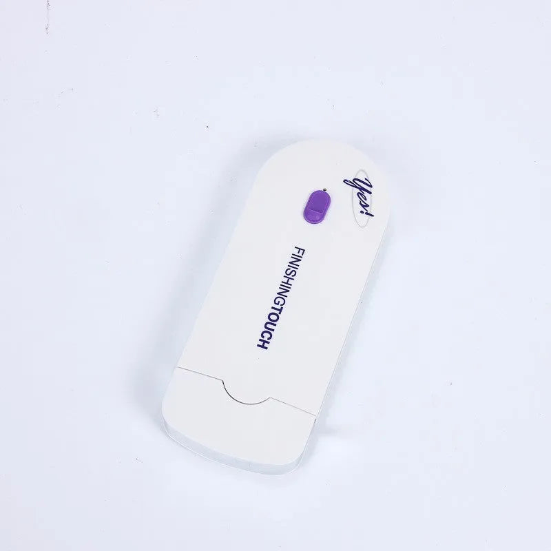 Electric hair removal instrument with Sensa-Light head and USB charger, black, for women