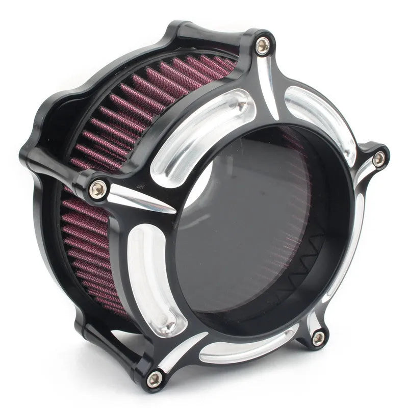 MP09-JJL aluminium air filter retrofitting accessory in multiple colour options including black, white, red, and blue variations