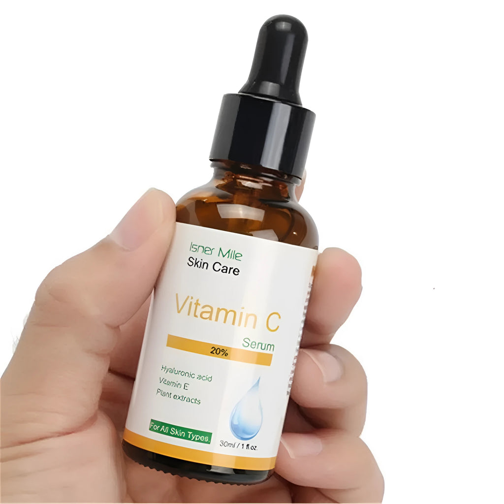 30ml bottle of vitamin C undiluted brightening and firming face essence serum.