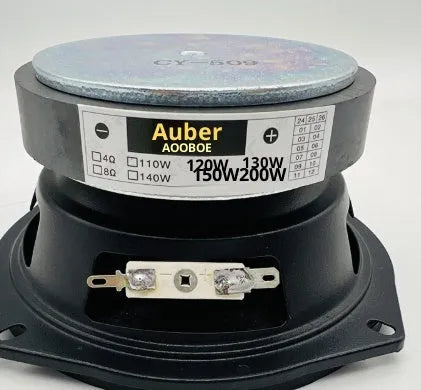 5.25-inch full-range speaker with 80 magnet or 100 magnet options for car and home audio