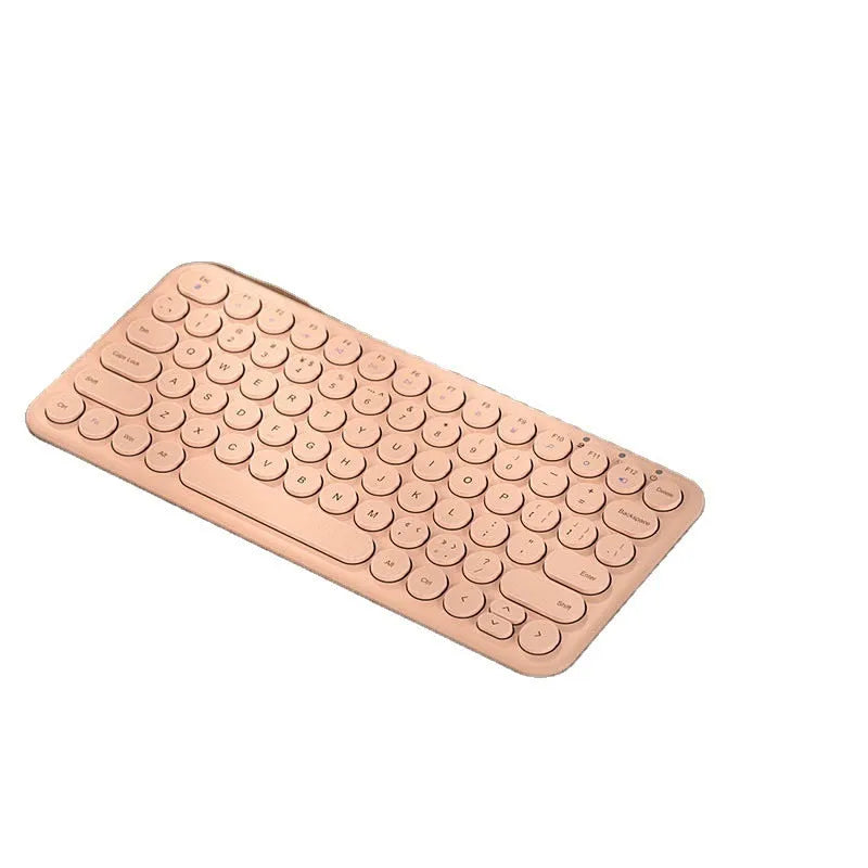 Ultra-thin wireless keyboard and mouse set with muted keys and 1000DPI optical mouse
