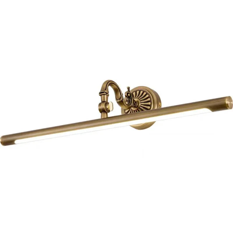 All copper 750mm mirror front lamp with 12W 4000K LED strip and acrylic anti-fog cover for bathroom