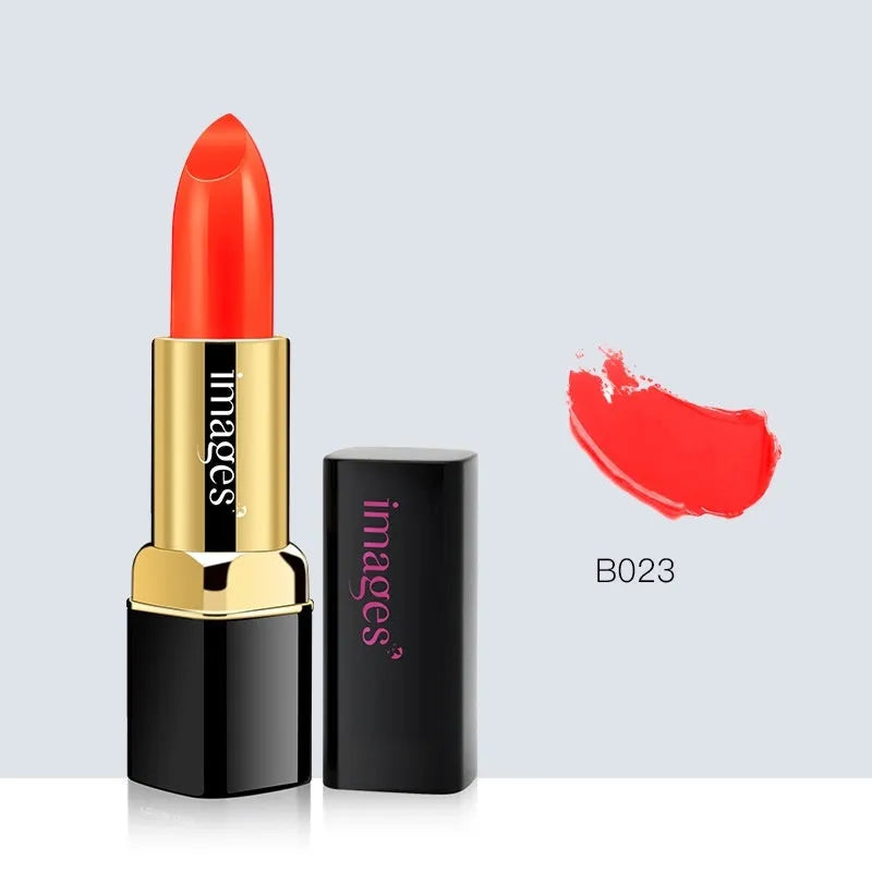 Moisturising lipstick lip gloss bullet in 10 colours including coral red and barbie pink, 3.8g