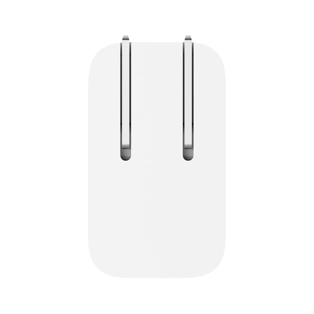 Xiaomi 30W USB charger, white, dual port USB-C and USB-A, compact 48mm x 28mm x 47mm
