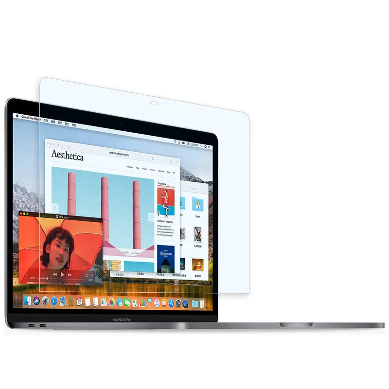 Matte anti-scratch screen film for MacBook Pro 13-inch 2016-2019 models A1706 A1708 A1989 A2159 with 4H scratch resistance