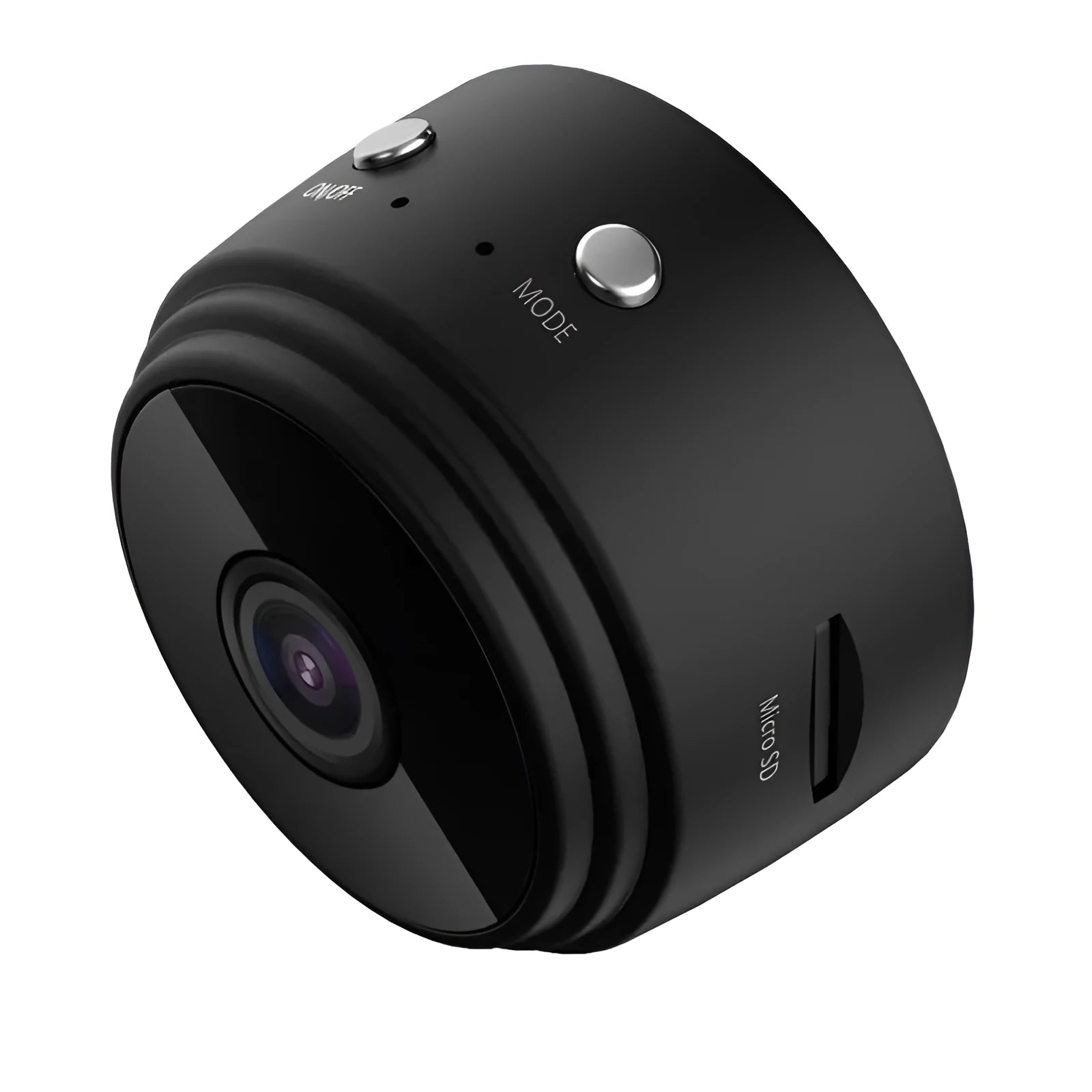 A9 Mini WiFi Smart Sports HD DV Camera with 1080P night vision, ABS body, rotating bracket, black colour