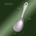 A solid colour 304 stainless steel meal spoon for adults, shown against a plain background.