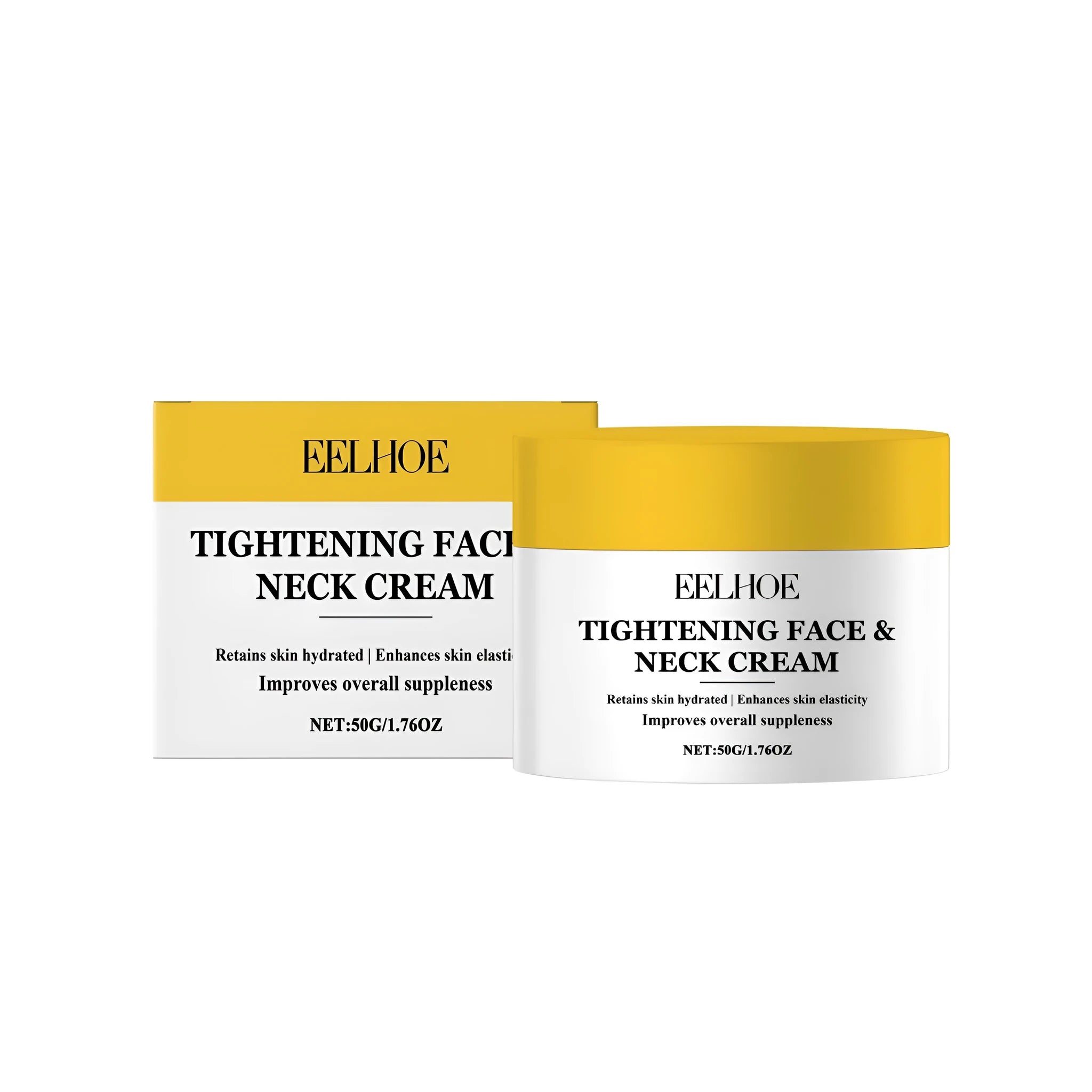 Tightening Face And Neck Cream 50g jar with retinol and collagen anti-aging formula