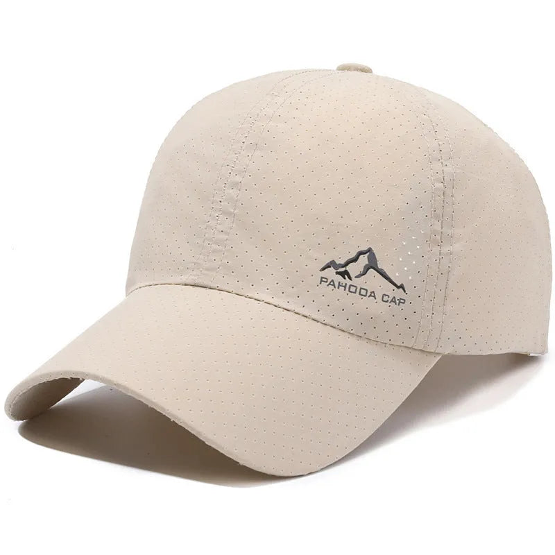 Korean style adjustable baseball cap in Army Green colour with dome crown for summer sun protection.