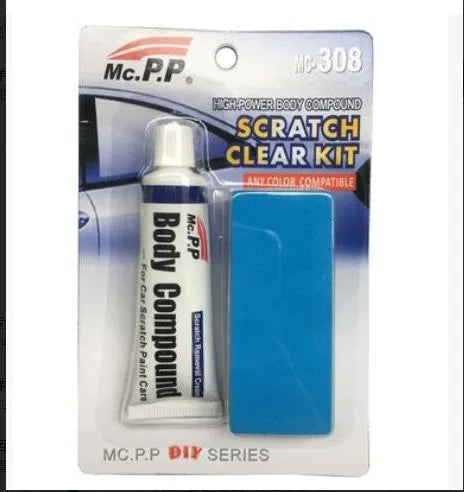 Car scratch repair abrasive cloth 14x9 cm in Chinese or English version