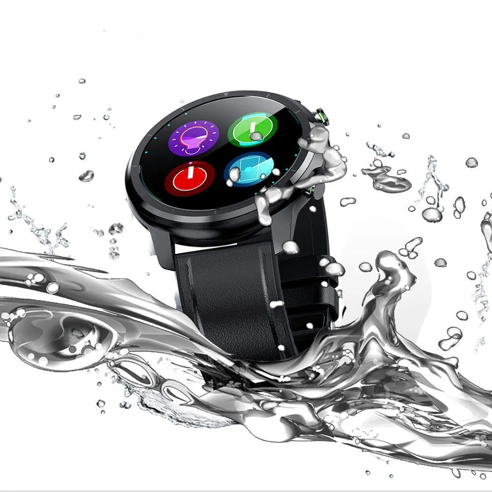LEMFO LF26 smart bracelet with 1.3-inch screen shown in black, brown and silver colour options