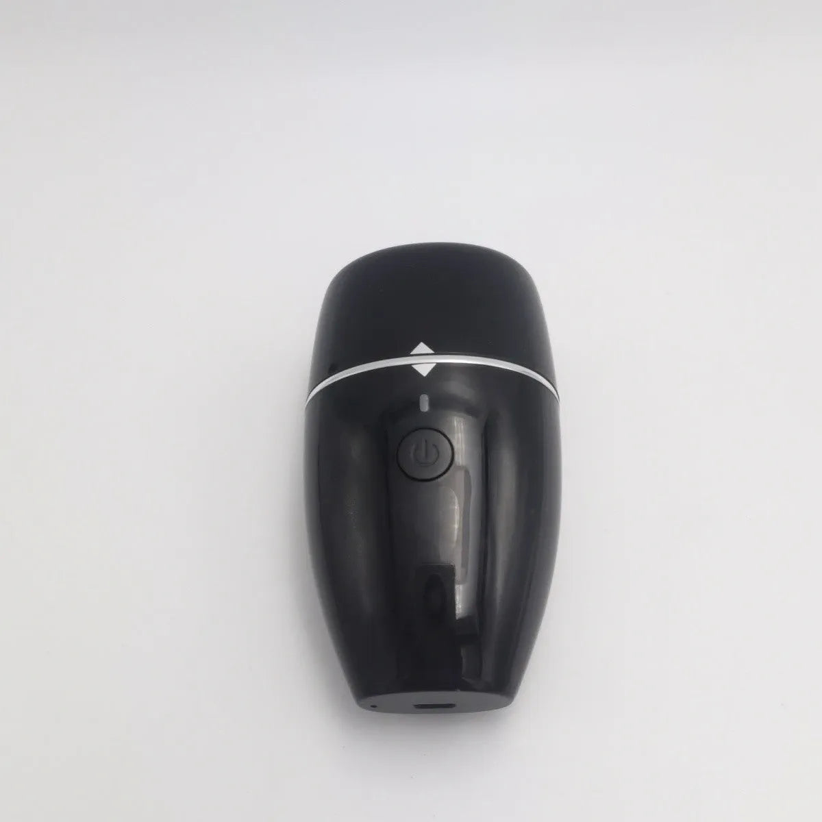 Black and white electric silicone lip plumper device with 3-speed adjustment and USB charging cable
