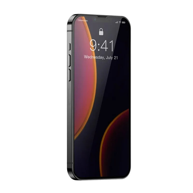 0.23mm curved privacy tempered film for iPhone 13 5.4 inch Black front screen protector