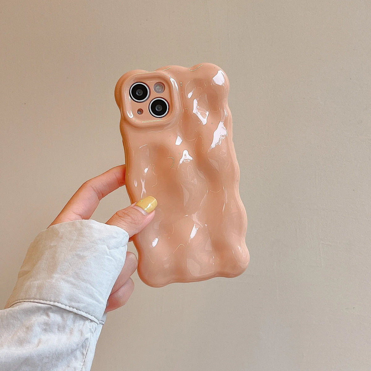 TPU phone case with irregular meteorite pattern in taro purple for iPhone 14 Pro Max anti-drop protection