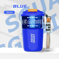 Japanese style 50ml stainless steel portable coffee cup in blue, grey, orange, or white.