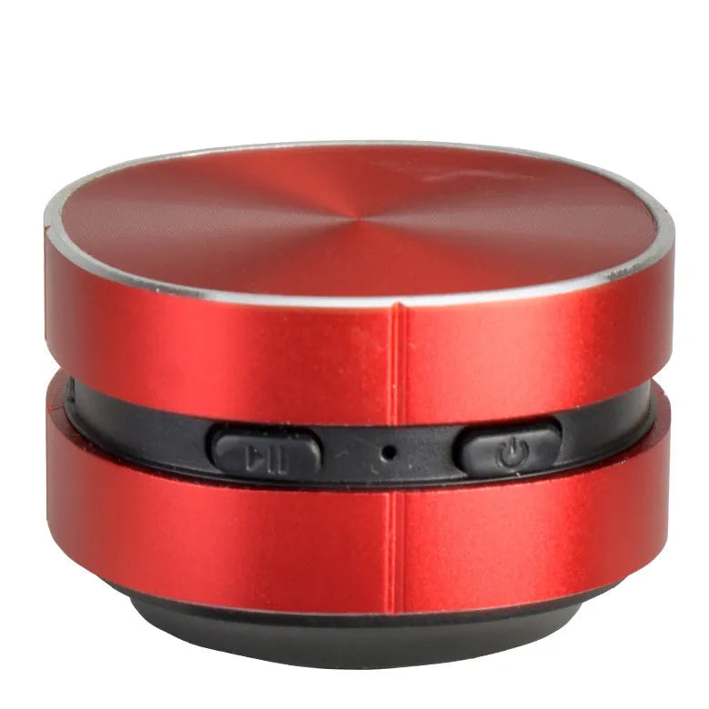 Bone conduction Bluetooth speaker in black, red or silver with USB power, 5W output and voice prompt
